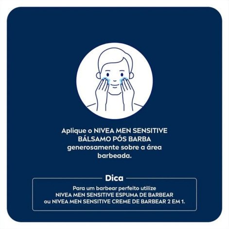Pós Barba Bálsamo Nivea Men Sensitive 100ml