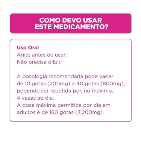  Buscofem Ibuprofeno 200mg/ml Gotas Tutti-Frutti 20ml