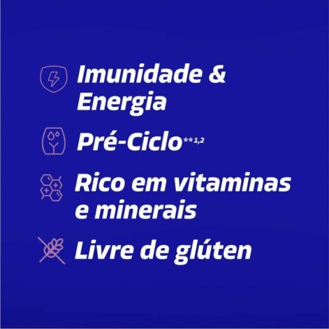 Polivitamínico Targifor Te Ajuda TPM Imunidade da Mulher 15 Cápsulas