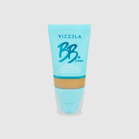 Base Liquida BB Cream Formula Hidratante e Clareadora Fps30 Vizzela Cor 04