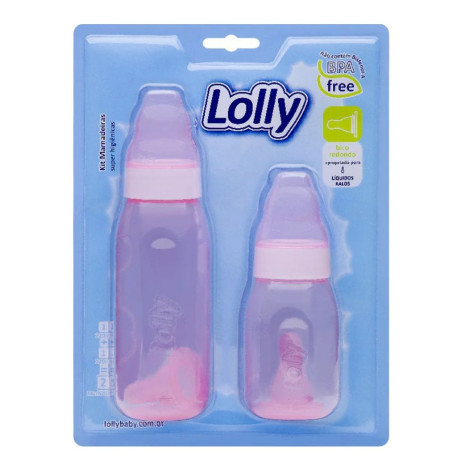 Kit Mamadeira Clean Rosa (120/220 ml) 