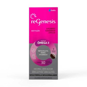 Polivitamínico ReGenesis Ômega 3 DHA para Gestantes 30 cápsulas