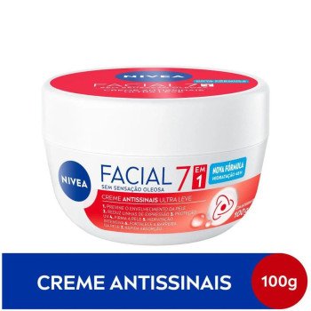 Hidratante Facial Nívea Antissinais Creme 100g