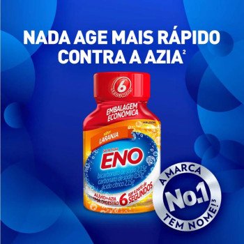 Sal de Fruta Eno Laranja Pó Efervescente 100g