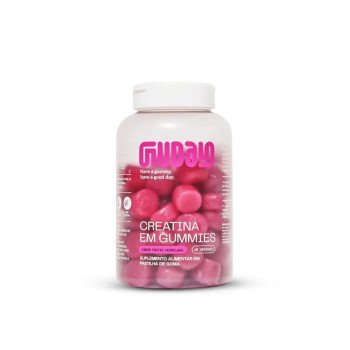 Creatina Monohidratada 60 Gummies Guday Frutas Vermelhas