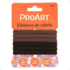 Elástico De Cabelo Pequeno Cor Marrom Proart 6 Unidades