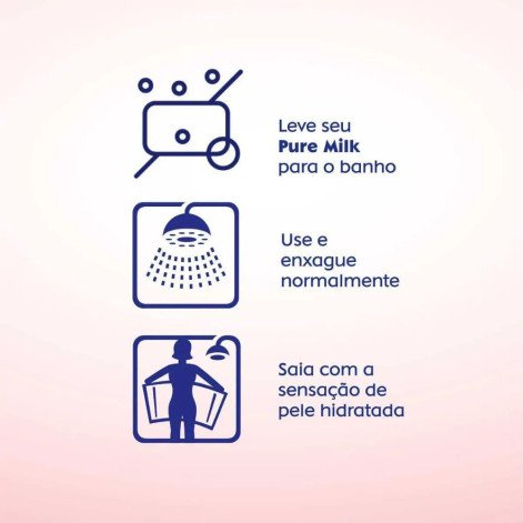  Sabonete em Barra Nivea Pure Milk Sensitive 90g