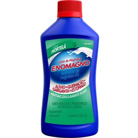 Leite de Magnésia EnoMagno Hortelã Suspensão Oral 350ml