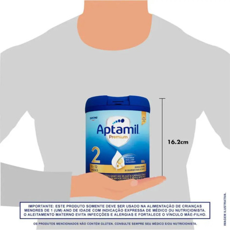 Fórmula Infantil Aptamil Premium 2 Danone 6 a 12 meses 800g