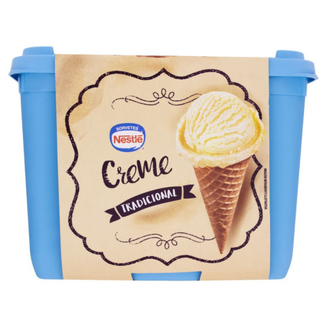 Sorvete Nestle Creme Tradicional Pote 1.5 Litros