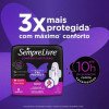 Absorvente Externo Sempre Livre Conforto Noturno Suave com Abas 32 Unidades