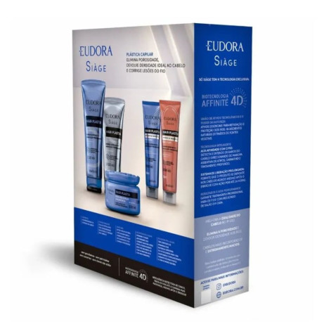 Kit Siàge Hair Plastia Shampoo 250ml + Condicionador 125ml