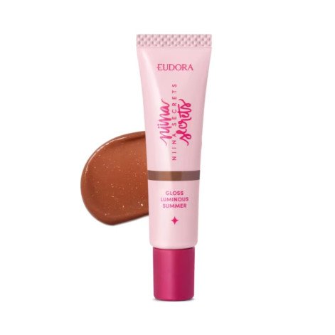 Gloss Labial Niina Secrets Luminous Summer Marrom 12ml