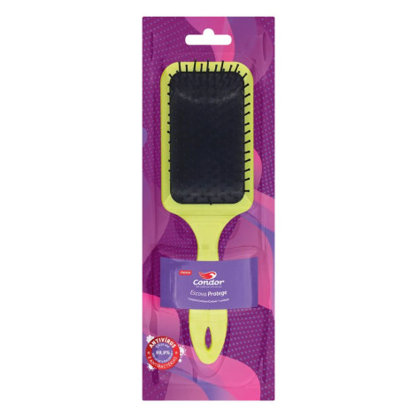 Escova Para Cabelo Condor Raquete Protege