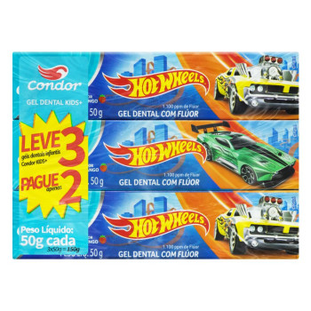 Pack Dental Infantil Hotwheels L3P2 50G