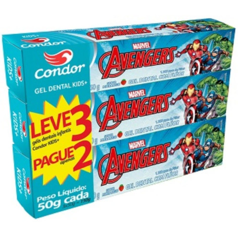 Pack Dental Infantil Avengers Morang L3P2 50G