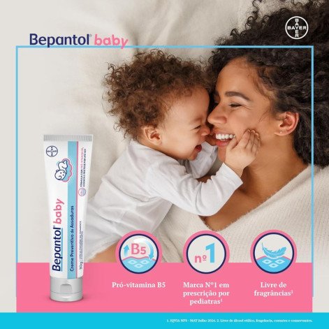 Creme Para Prevenção de Assaduras Bepantol Baby 30g
