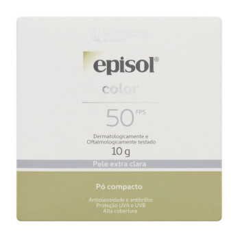 Protetor Solar Facial Episol FPS 50 Tom 1 Pó Compacto 10g