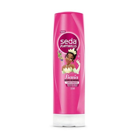 Condicionador Seda Juntinhos Tiana Crespos Encantados com 300ml