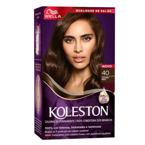 Tintura Koleston Castanho Médio N.4.0