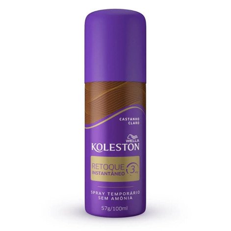 Retoque Instantâneo Koleston Castanho Claro com 100ml