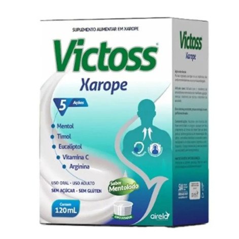 Vitamina C + Arginina + Mentol Victoss Adulto Xarope 120Ml