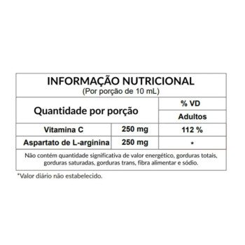 Vitamina C + Arginina + Mentol Victoss Adulto Xarope 120Ml