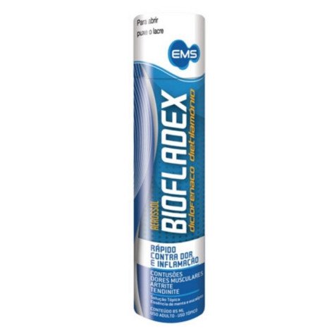 Biofladex Diclofenaco Dietilamônio 11,6mg/g 60g Aerossol Ems
