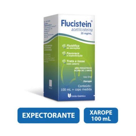 Flucistein 20mg/ml Xarope Infantil Frasco 100ml