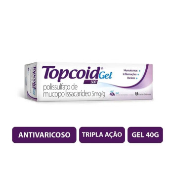 Topcoid 500 Gel 5mg/g 40g União Química