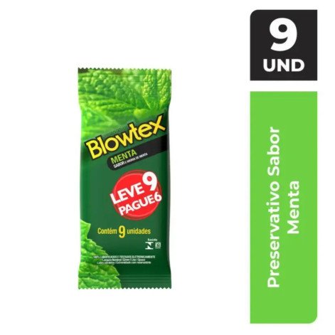 Camisinha Blowtex Menta Leve 9 Pague 6