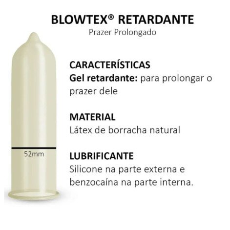 Camisinha Blowtex Retardante Leve 9 Pague 6