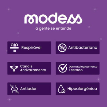 Absorvente Íntimo Cobertura Suave Modess 8 Unidades Evergreen