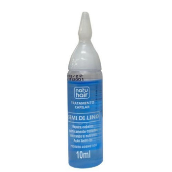 Ampola Tratamento Capilar Natuhair Semi Di Lino 10Ml