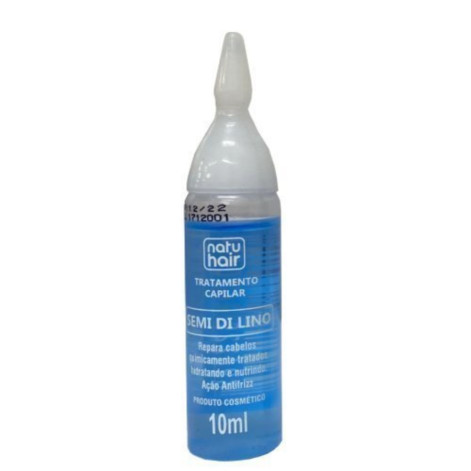 Ampola Tratamento Capilar Natuhair Semi Di Lino 10Ml