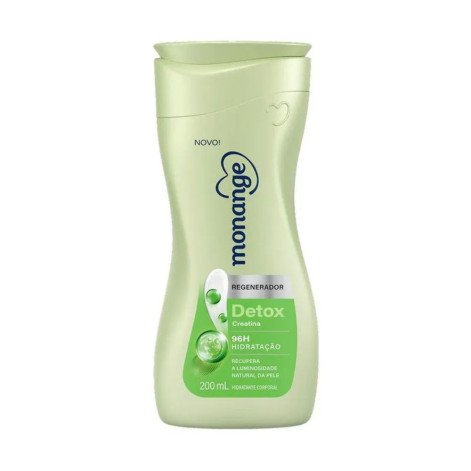 Loção Corporal Deo-Hidratante Capim-Limão & Gengibre Monange Detox Frasco 200ML