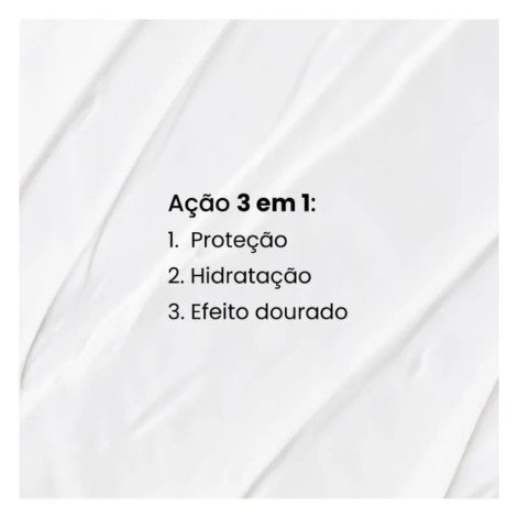 Protetor Solar Bronze Helioderm 3 Em 1 Efeito Dourado Fps30 120ml