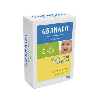 Sabonete de Glicerina em Barra Granado Bebê Tradicional com 90g