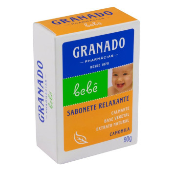 Sabonete Granado Bebê Camomila Glicerina em Barra com 90g