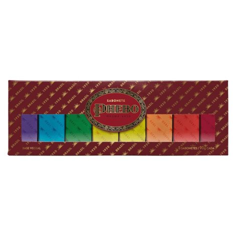 Kit Sabonete em Barra de Glicerina Phebo Vinho 8 Unidades 90g