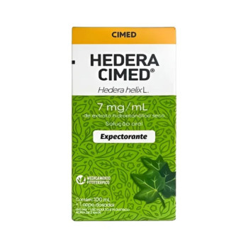 Hedera Extrato Seco de Hedera Helix 7mg/ml Solução Oral 100ml