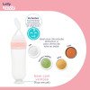 Lolly Alimentador Colher Dosadora Rosa
