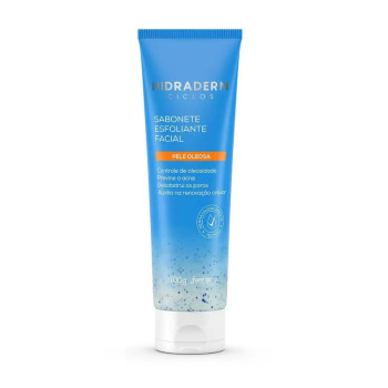 Sabonete Esfoliante Facial Hidraderm Ciclos Pele Oleosa com 100g