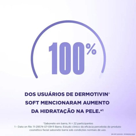 Sabonete em Barra Dermotivin Soft Pele Seca ou Sensibilizada com 90g