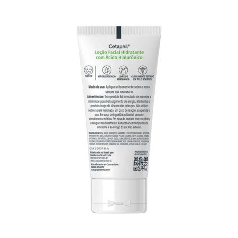 Loção Facial Hidratante com Ácido Hialurônico Cetaphil Ultraleve 50ml