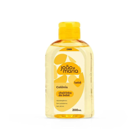 Colônia João e Maria Babê Cheirinho De Bebê 200ml Cimed
