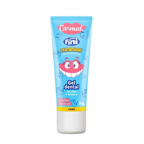 Gel Dental Carmed Fini Dentaduras com Flúor 70g
