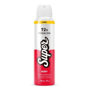 Desodorante Antitranspirante Aerossol Cimed Super Berry 150ml