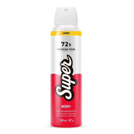 Desodorante Antitranspirante Aerossol Cimed Super Berry 150ml