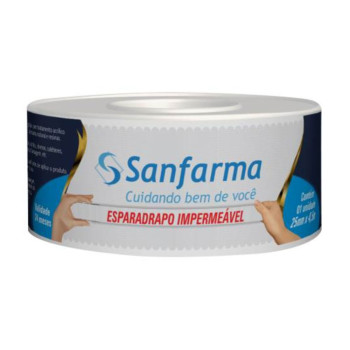 Esparadrapo Sanfarma Impermeável 25mm X 4,5m